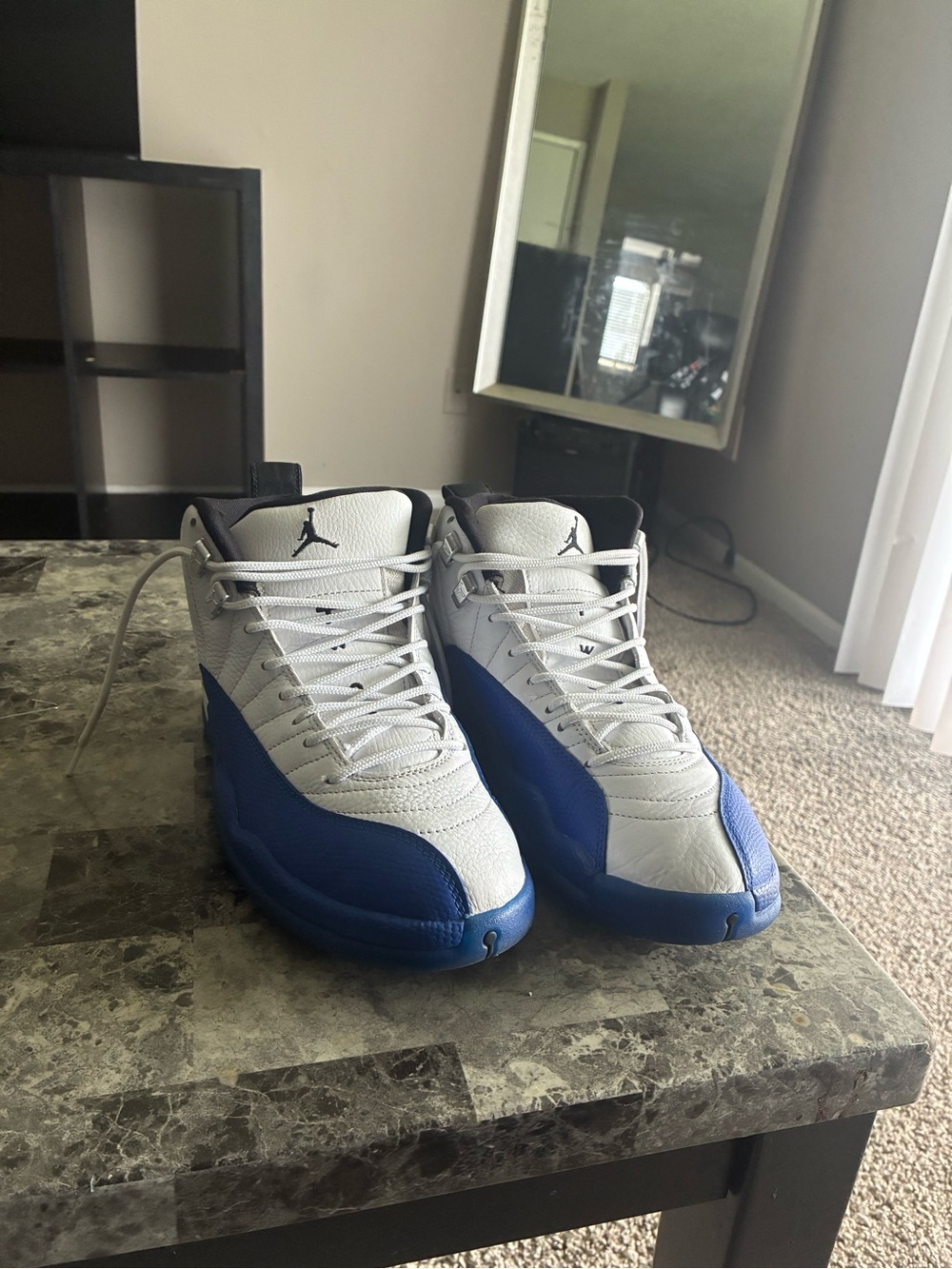 Jordan Men’s Sneakers in White and Blue